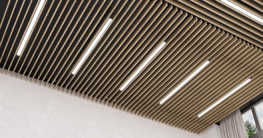 Представляем вашему вниманию реечные потолки от фабрики FORTEZA